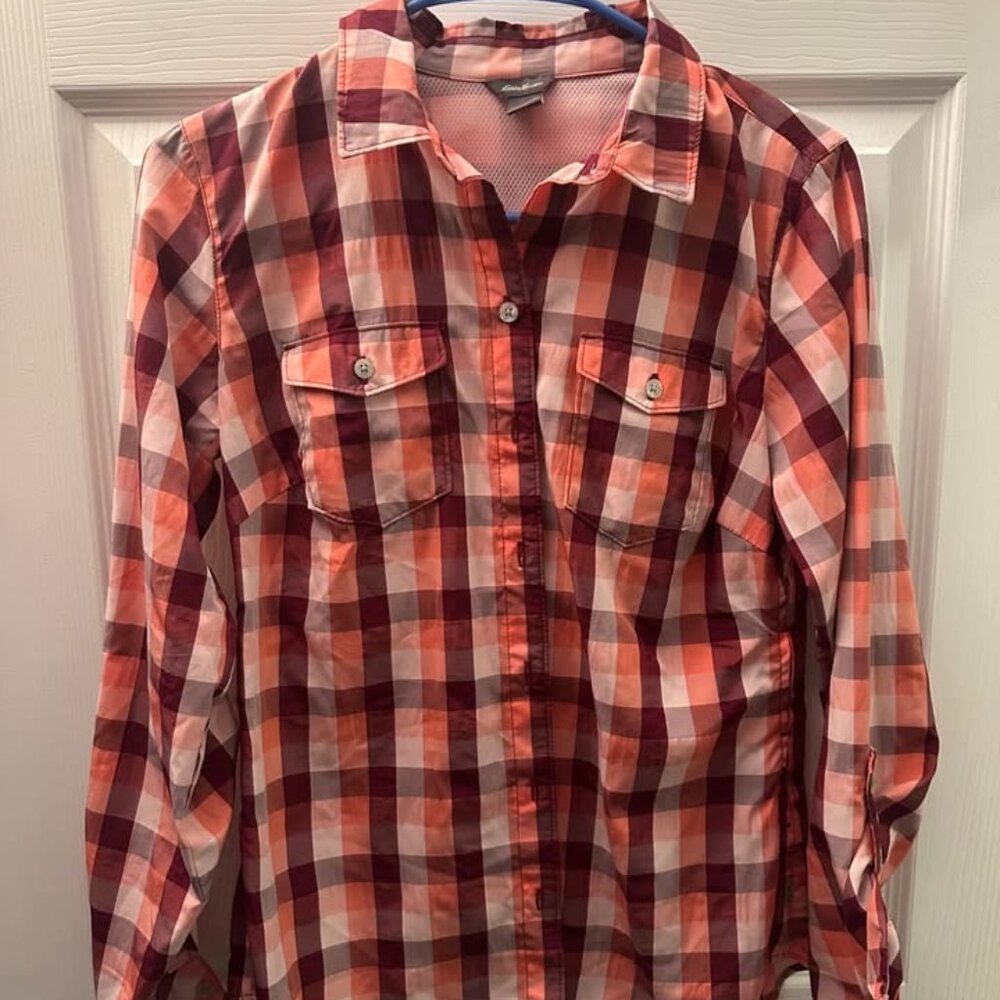 Eddie Bauer XS Quick Dry Button Up
